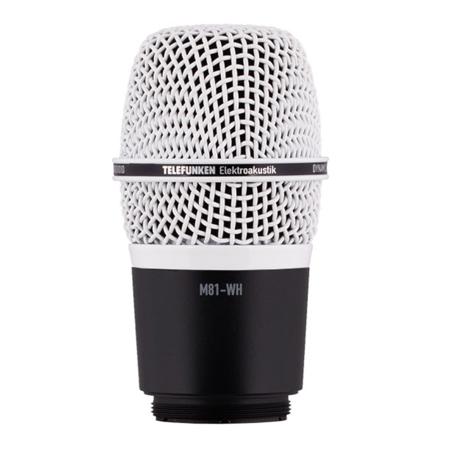 Telefunken M81-WH Super-Cardiod Wireless Microphone Capsule, 30Hz-18kHz Frequency Range, <250Ohms Output Impedance