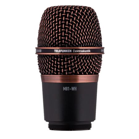 M81-WH Wireless Supercardioid Universal Dynamic Microphone Capsule for Shure, Lectrosonics HH/HHa and Sony UTX-M03 Transmitters, Copper