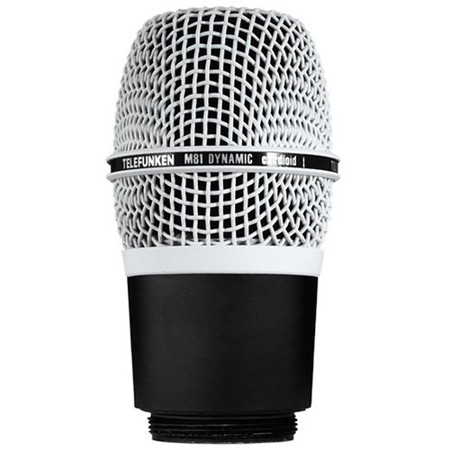 Telefunken M81-WH Wireless Supercardioid Universal Dynamic Microphone Capsule for Lectrosonics HH/HHa, Sony UTX-M03 and Select Shure Transmitters, White