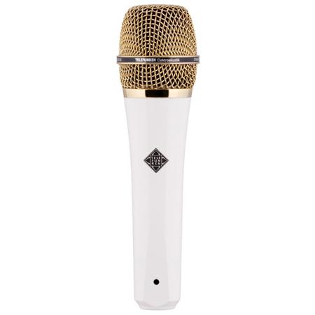 Telefunken M81 Handheld Supercardioid Universal Dynamic Mic, White & Gold
