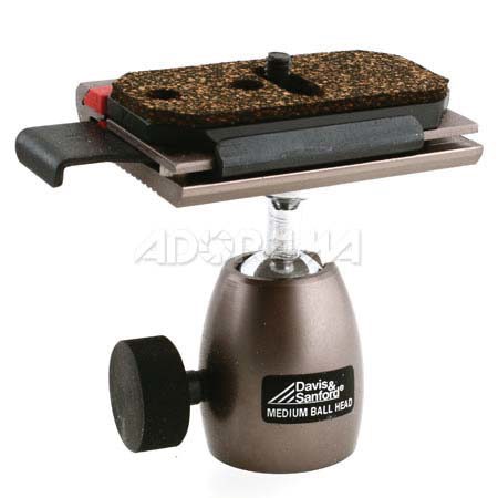 Davis & Sanford Medium Ball Head w/QR, Supports 7 lbs.