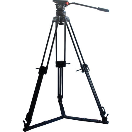 Davis & Sanford ProElite 100mm 2 in 1 Video Tripod with 525 Fluid Head