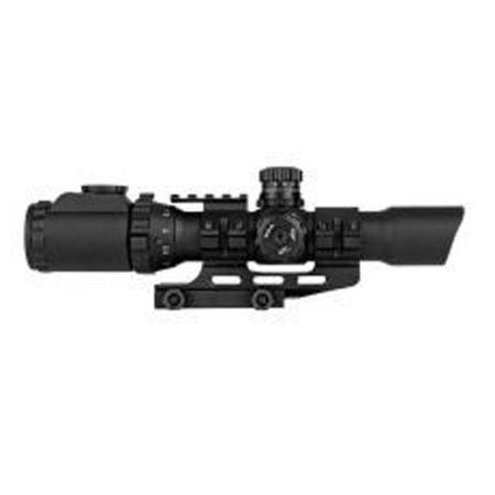 Trinity Force 1-4x28 Assault II Riflescope, Illum Mil-Dot Reticle, 30mm Tube