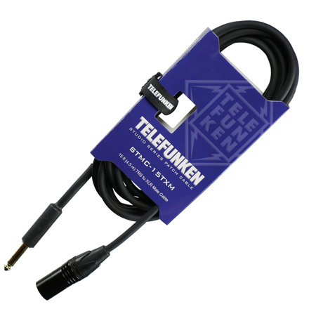 Telefunken Studio Series STMC-15TXM Premium 15' TRS to Male XLR Cable