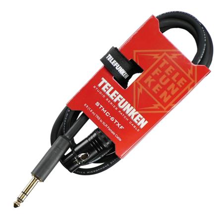 Telefunken Studio Series STMC-6TXF Premium 6' TRS to Female XLR Cable
