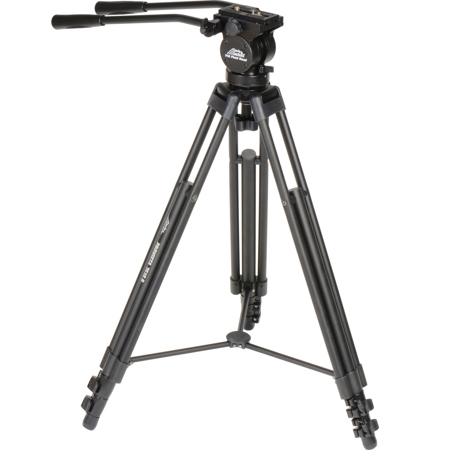 Davis & Sanford ProVista 7518 Tripod and Head, 75 Video Tripod With FM-18 Fluid Head. (Head Supports up to 18 lbs., Tripods 25 lbs., extends 28-64")