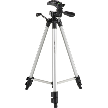 Davis & Sanford Vista 3-Section Aluminum Tripod with 3-Way Pan Head, Black