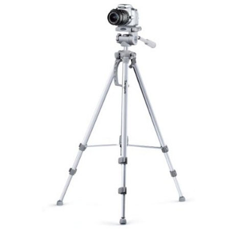 Targus Aluminum Tripod with 3-Way Pan Head & Bubble Level