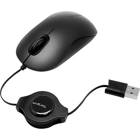 Targus USB Retractable Optical Laptop Mouse