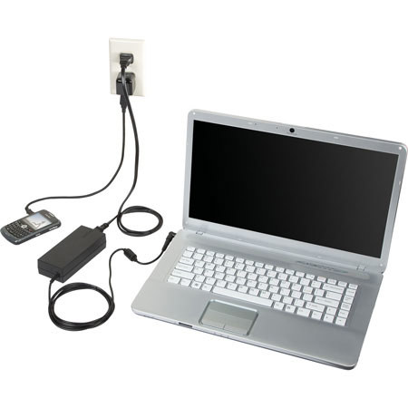 Targus Laptop Charger with USB Mobile Device Charger