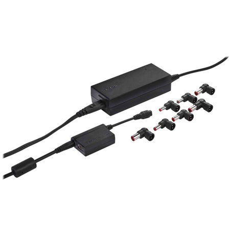Targus Laptop 90 watt Charger Adapter with USB Fast Charging Port
