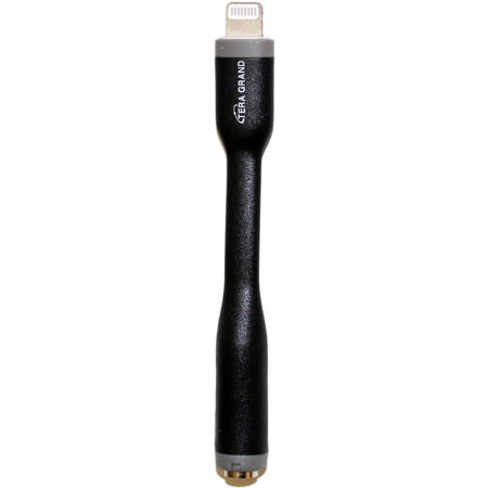 Tera Grand Apple MFi Certified Lightning to Headphone Jack Audio Adapter, Black
