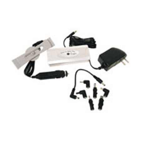 Targus 4800 mAh Universal External Lithium Ion Rechargeable Battery, with 7 Assorted Tips for many Popular Cameras.