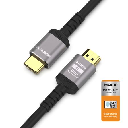 Tera Grand 4' Premium Certified High Speed HDMI 2.0 Cable with Aluminum Housing