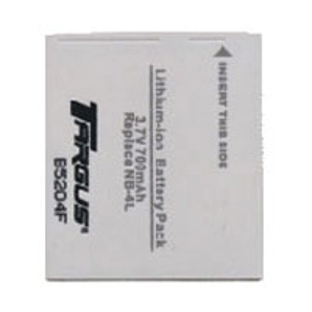 Targus Lithium-Ion Rechargeable Battery, Replacement for Canon NB4L Digital Camera Battery, 700 mAh 7.2v