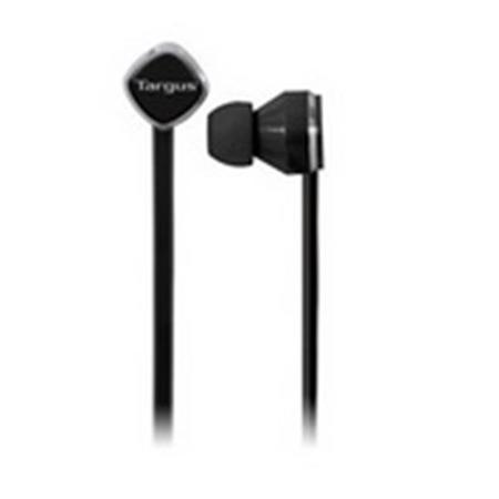 Targus Earbuds with In-Line Mic and Super Bass for iPod/iPhone/iPad, Black