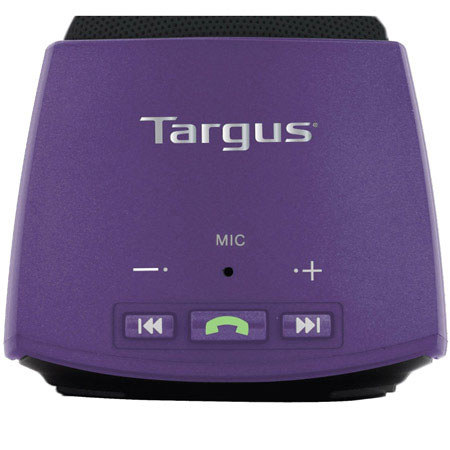 Targus Wireless Bluetooth Speaker with Microphone, Purple