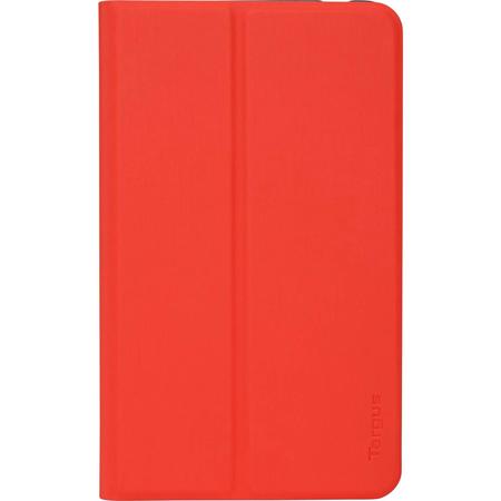 Targus Custom Fit 360 deg. Rotating Case and Stand with Stylus for 7" Samsung Galaxy Tab 4, Red