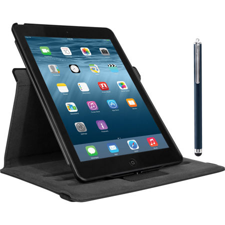 Targus VersaVu Slim Case with Stylus for iPad Air 2 Tablet, Black