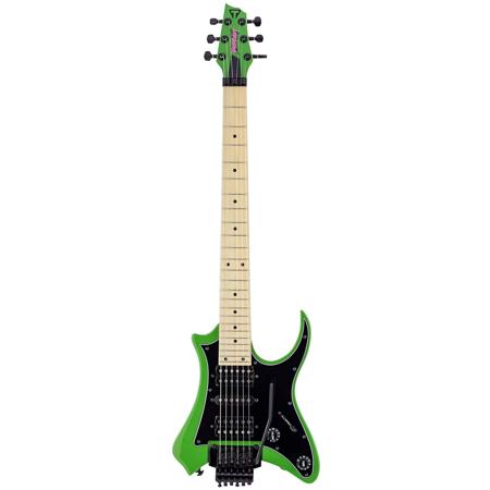 Traveler Guitar Vaibrant 88 Standard Travel Guitar Slime Green