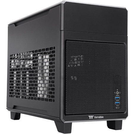 Thermaltake TR100 Mini-ITX Mini-Tower Chassis, Black