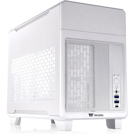 Thermaltake TR100 Mini-ITX Mini-Tower Chassis, Snow White
