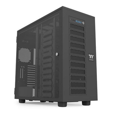 Thermaltake AX700 Tempered Glass XL-ATX Super-Tower Chassis, Black