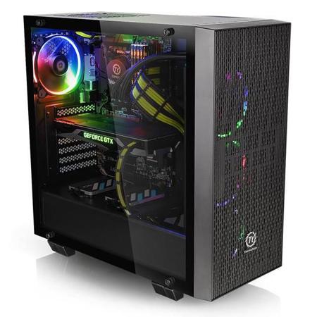 Thermaltake Core G21 Tempered Glass Edition Mid-Tower Chassis, Black
