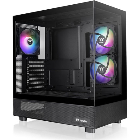 Thermaltake View 270 Plus ARGB Tempered Glass E-ATX Mid-Tower Chassis, Black