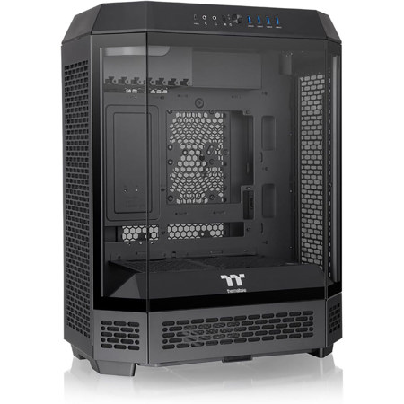 Thermaltake The Tower 600 Tempered Glass ATX Mid-Tower Chassis, Black