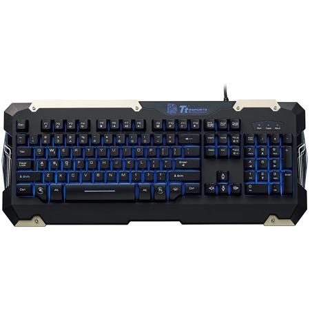 Thermaltake Tt eSports COMMANDER Gaming Keyboard & Mouse Combo, Blue Light