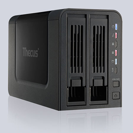 Thecus N2310 2-Bay Tower NAS Server for Soho and Home