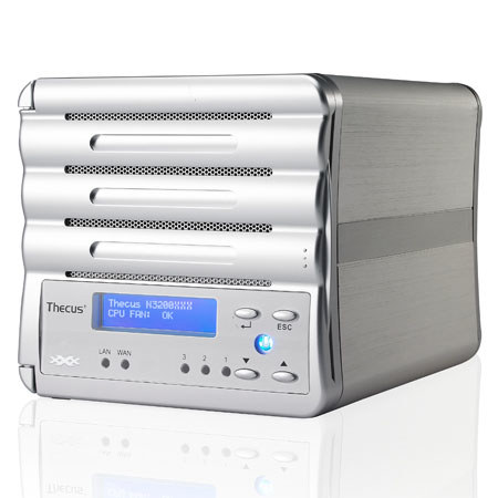 Thecus N3200XXX 3-Bay Media NAS Server