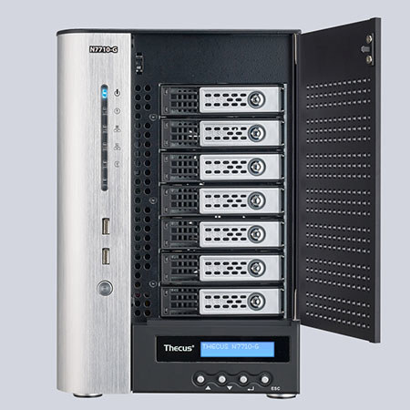 Thecus N7710-G 7-Bay Tower NAS Server for SMB