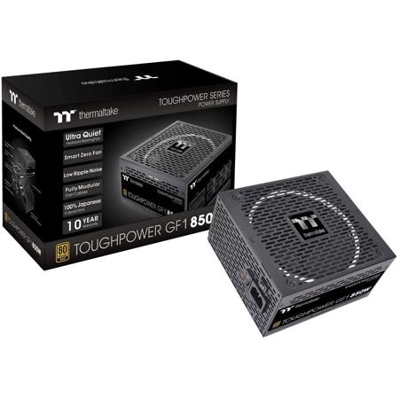 Thermaltake Toughpower GF1 850W Modular Power Supply Unit, Hydraulic Bearing Fan