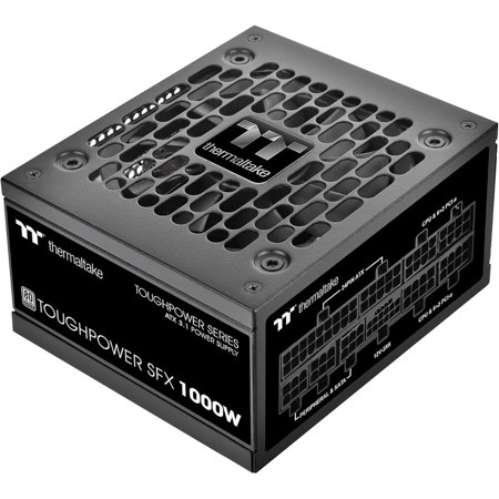Thermaltake Toughpower SFX TT Premium Edition 1000W 80 Plus Platinum Certified Fully Modular ATX 3.1 Power Supply Unit, Black