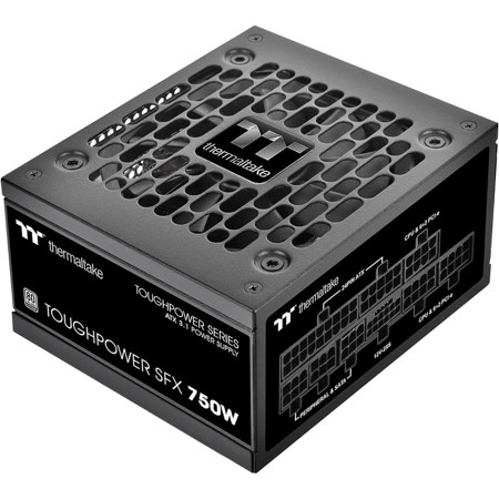 Thermaltake Toughpower SFX TT Premium Edition 750W 80 Plus Platinum Certified Fully Modular ATX 3.1 Power Supply Unit, Black