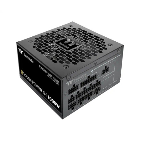 Thermaltake Toughpower GT 1000W 80 Plus Gold Certified Fully Modular ATX 3.1 Power Supply Unit, Black