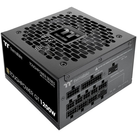 Thermaltake Toughpower GT 1200W 80 Plus Gold Certified Fully Modular ATX 3.1 Power Supply Unit, Black