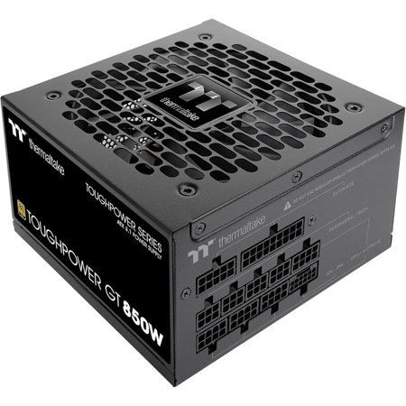 Thermaltake Toughpower GT 850W 80 Plus Gold Certified Fully Modular ATX 3.1 Power Supply Unit, Black