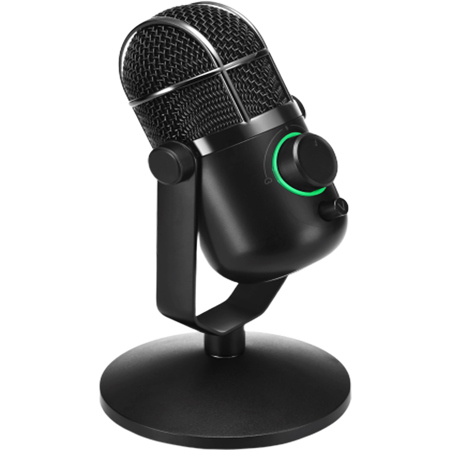 Thronmax MDrill Dome Plus USB Microphone, Jet Black