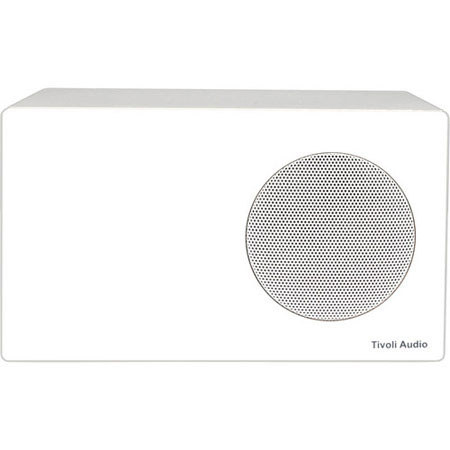 Tivoli Albergo Stereo Speaker for Radio with RCA Connection, White