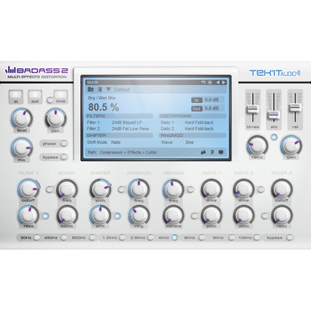 Tek'it Audio Badass 2 Multi-Effects Distortion Software Plug-In, Download