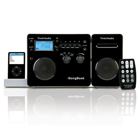 Tivoli Audio iSongBook ISBBS Audio System, Black/Silver