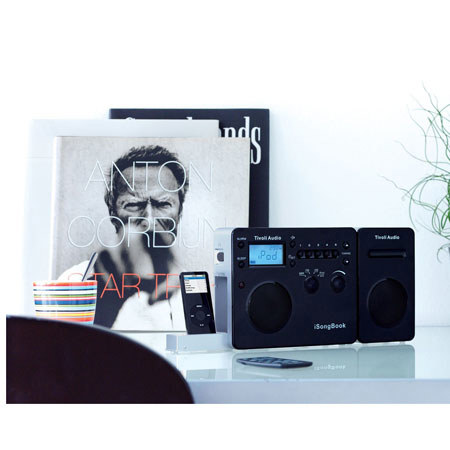 Tivoli Audio iSongBook ISBBS Audio System, Black/Silver