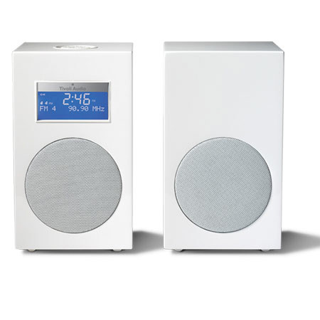 Tivoli Audio Model 10 M10CFW Stereo AM/FM Clock Radio, Frost White