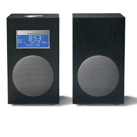 Tivoli Audio Model 10 M10CMB Stereo AM/FM Clock Radio, Midnight Black/Silver