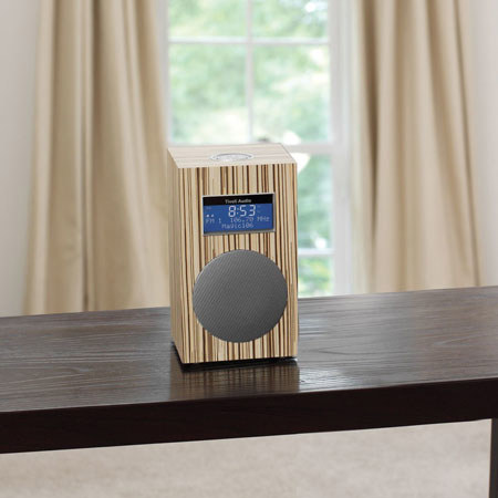 Tivoli Audio Model 10 M10L Clock Radio, Lines/Silver