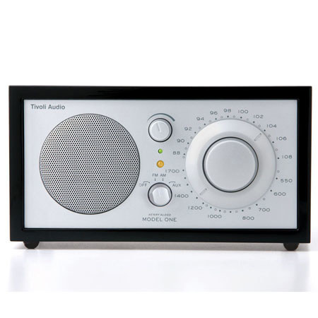 Tivoli Audio Platinum Series Model One M1PIANO AM/FM Radio, Piano Black/Silver