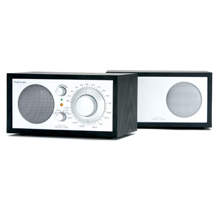 Tivoli Audio Model Two Stereo M2BLK AM/FM Table Radio, Black Ash/Silver